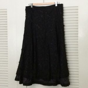 Neesh by D.A.R. Black Net Skirt Size L